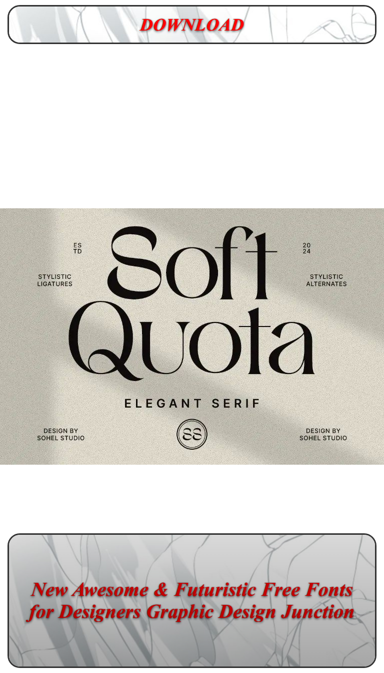 New Awesome & Futuristic Free Fonts for Designers Graphic Design Junction