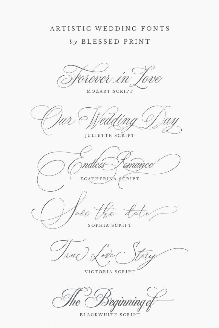 elegant font | luxury lettering fonts