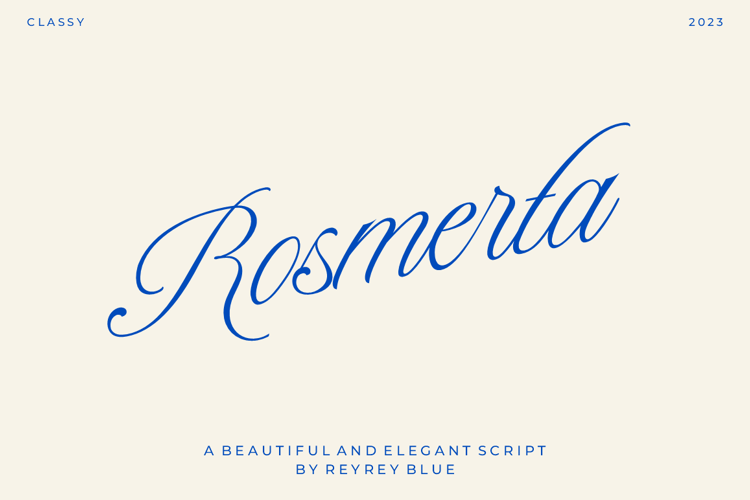 Rosmerta Font | ReyreyBlue | FontSpace