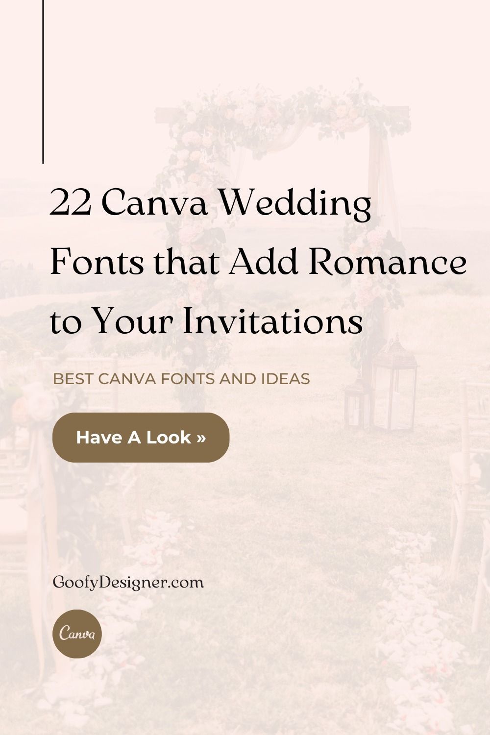 Say «I Do» to Perfect Fonts: 22 Canva Picks for Your Wedding