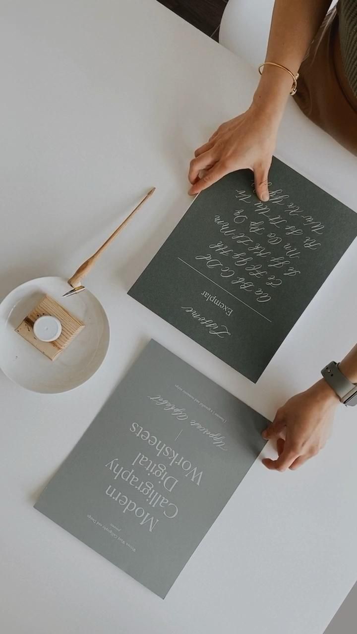 Modern Calligraphy Digital Worksheets — Lissome