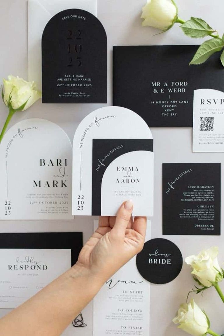20 Modern Wedding Invitations