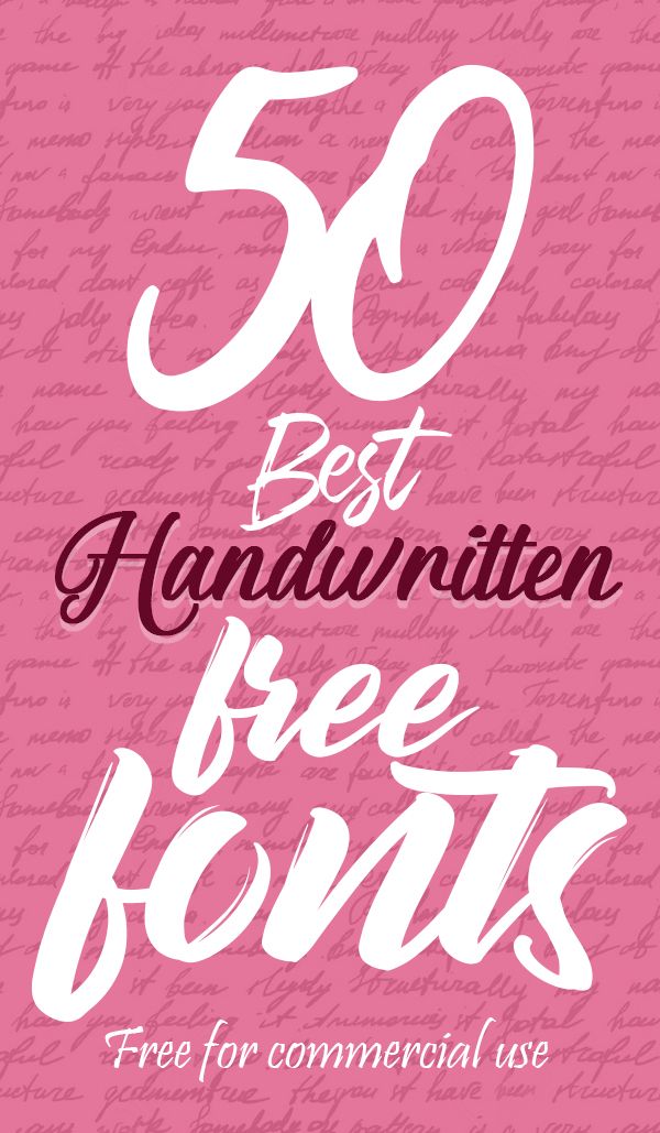 40 Best Free Handwritten Fonts | Graphic Design Junction