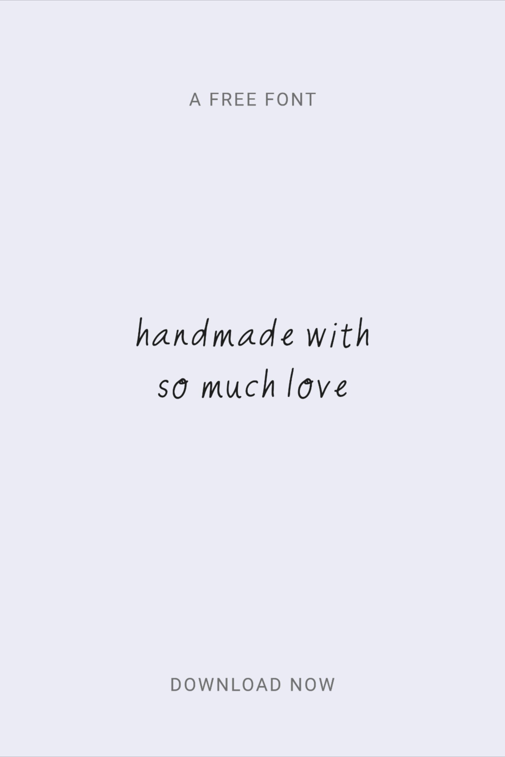 free handwritten font — download now