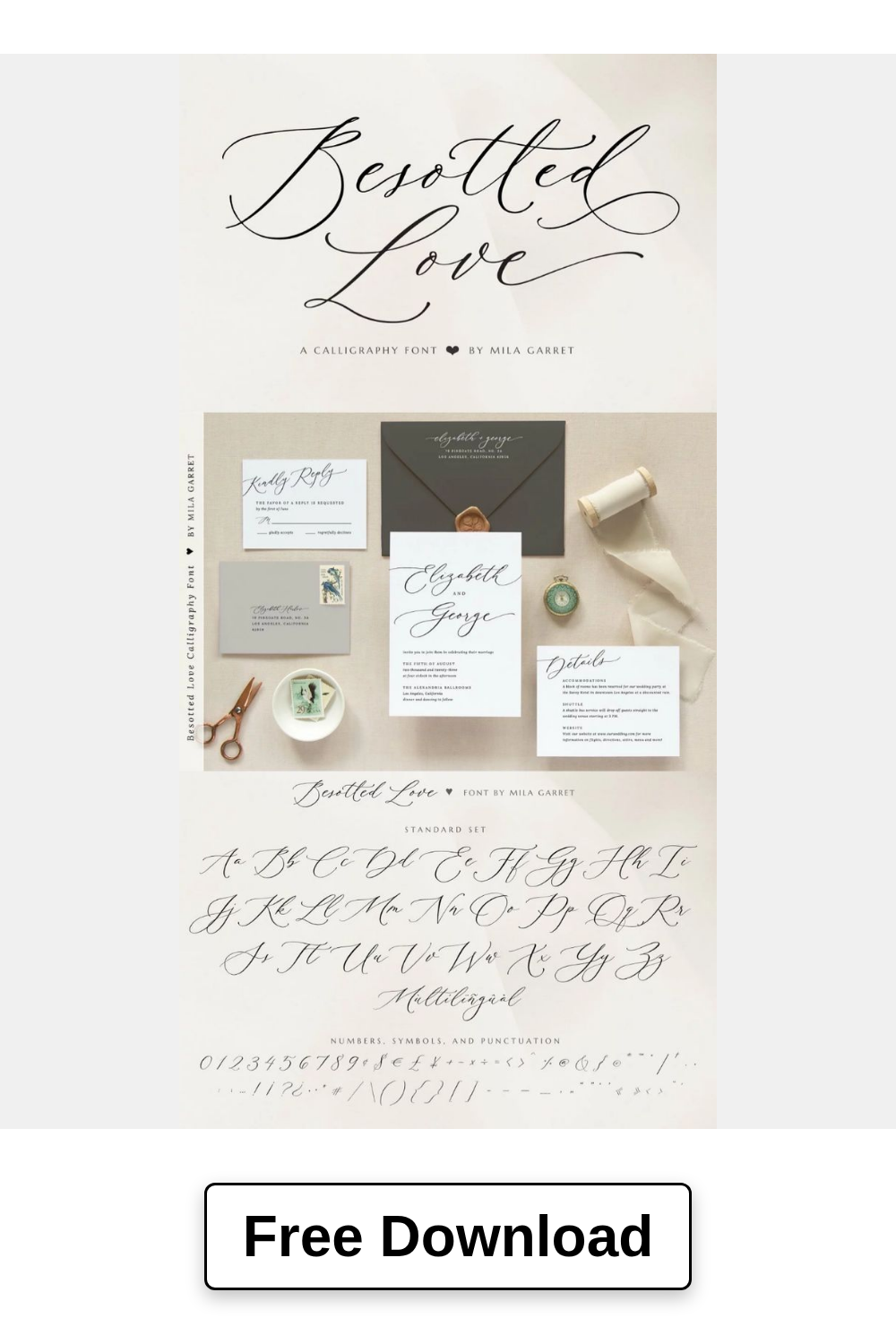LoveStruck Calligraphy: Wedding Script Ideas