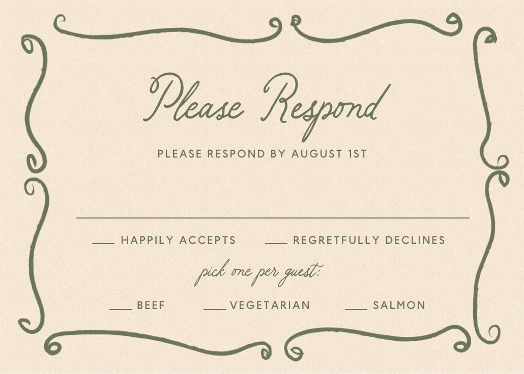 Boots by the Pair — RSVP card Template (Free) | Greetings Island