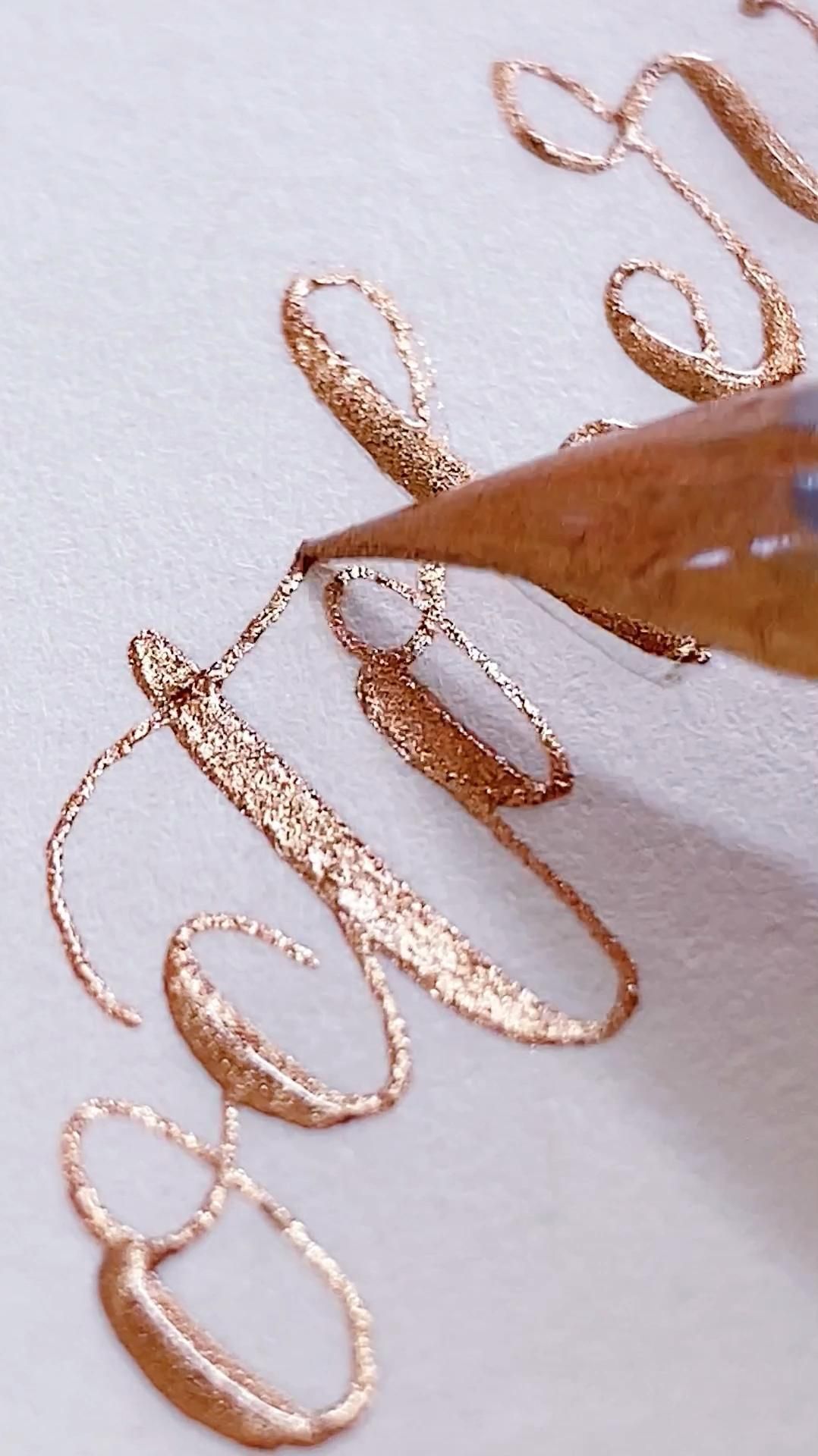 Modern Script Alphabet