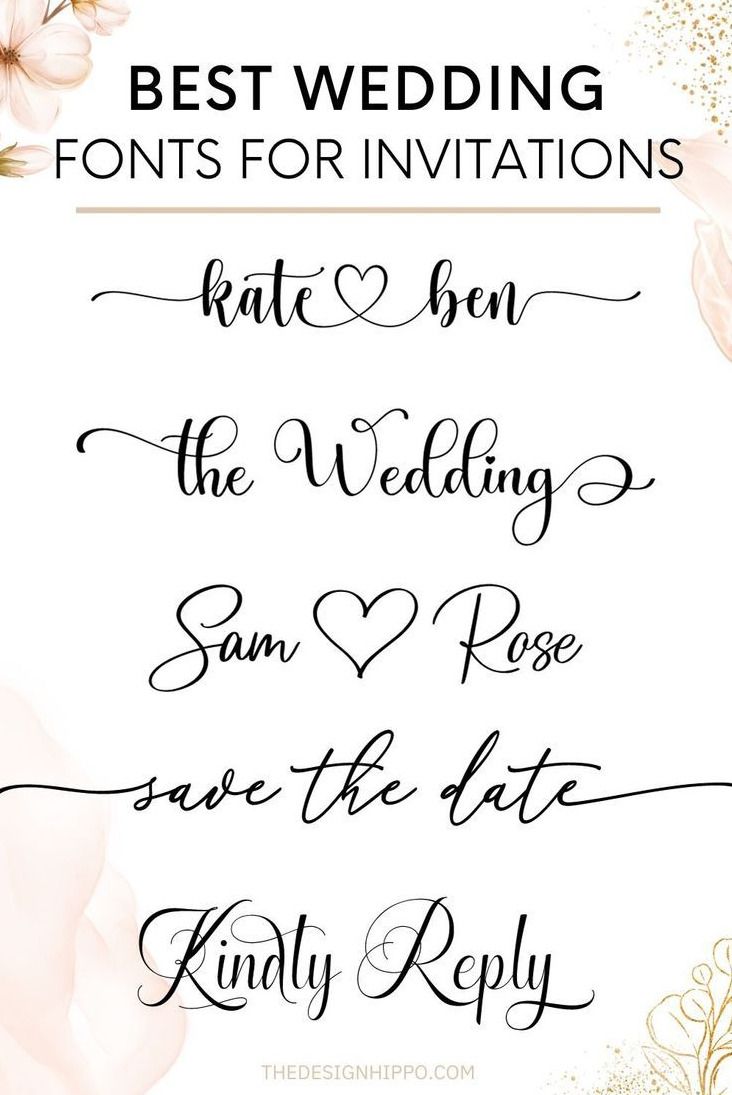 Elegant Typography for Timeless Love