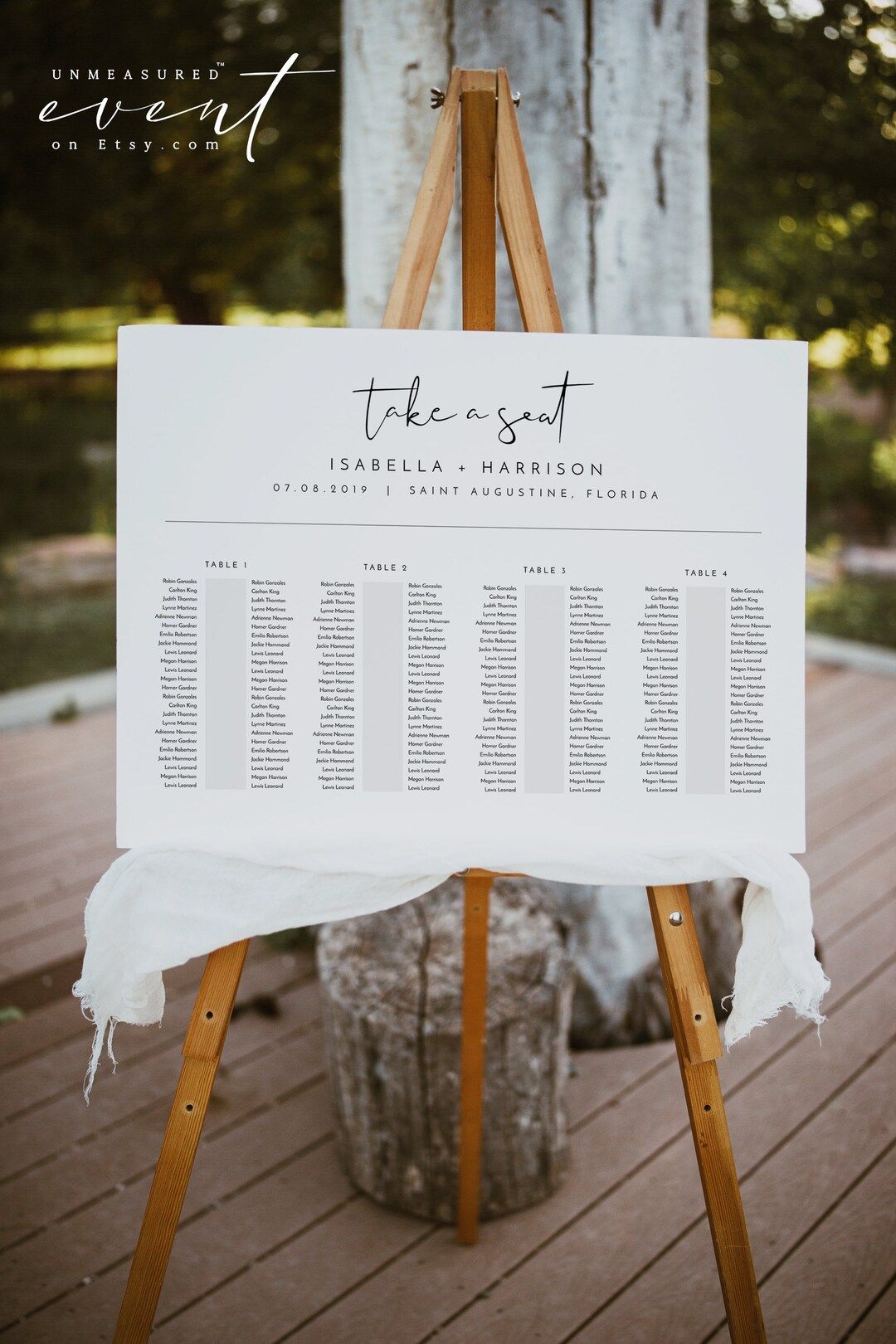ADELLA Minimalist Banquet Seating Chart Template, Modern Banquet Style Seating Chart Printable, Simple Long Table Seating Sign — Etsy Australia