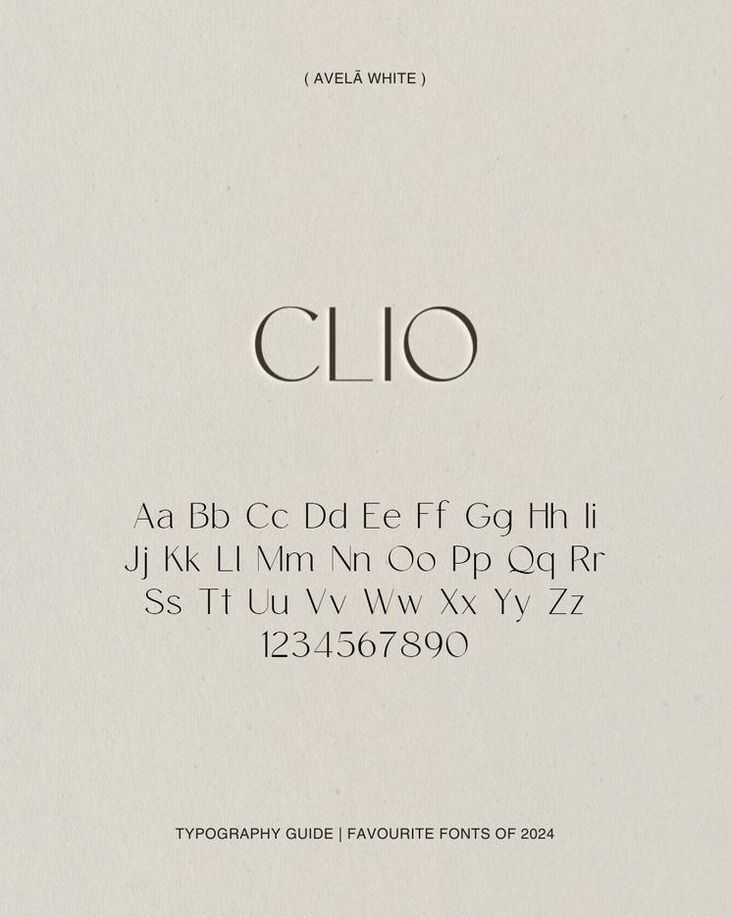 Our Favourite Fonts of 2024: A Curated Collection for Wedding Design — Avelã White | Wedding Websit