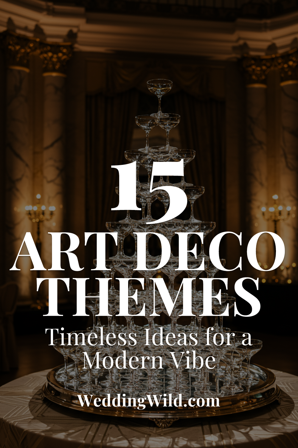 Luxurious Art Deco Wedding Inspiration for Timeless Elegance
