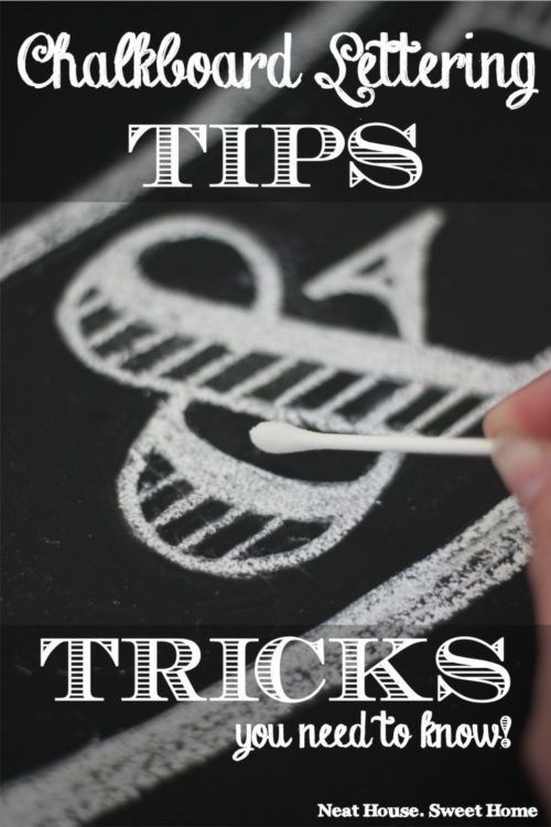 Chalkboard Art and Hand Lettering Tutorials