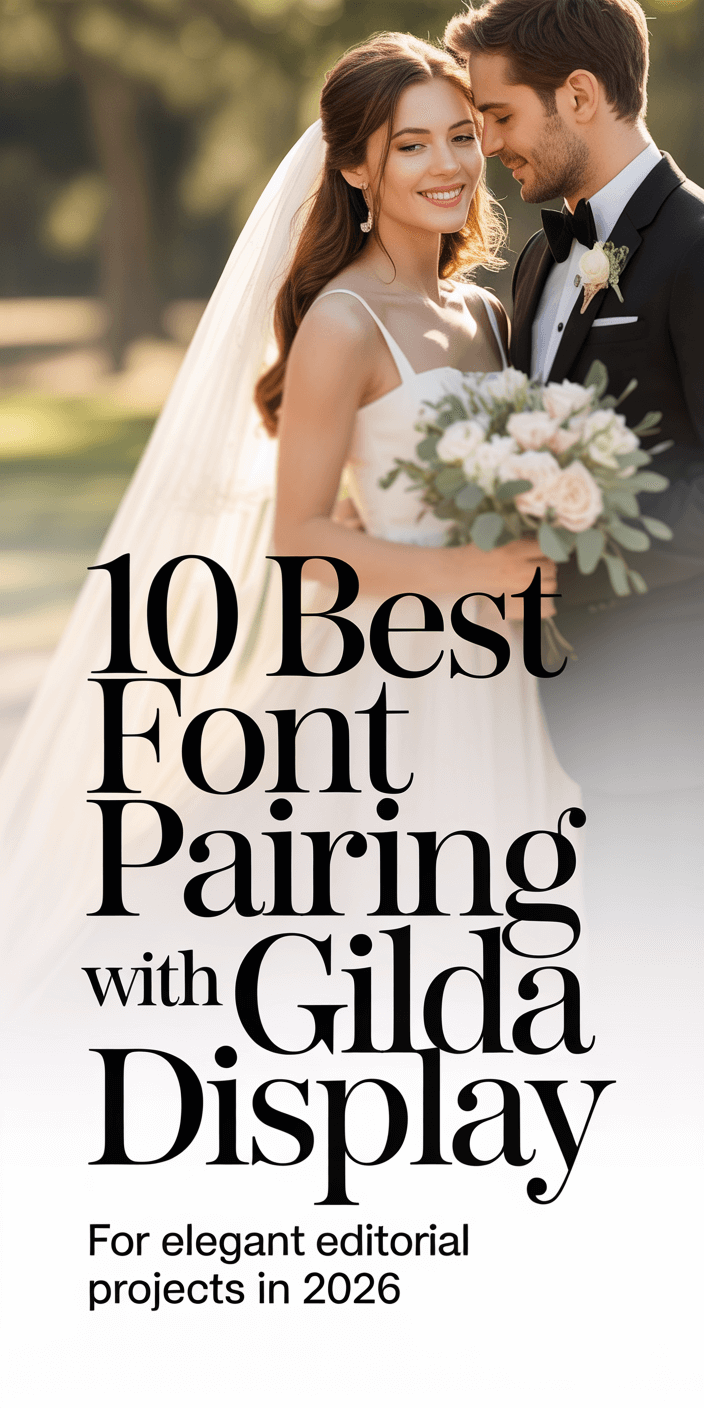 10 Best Font Pairing with Gilda Display for Elegant Editorial Projects in 2026