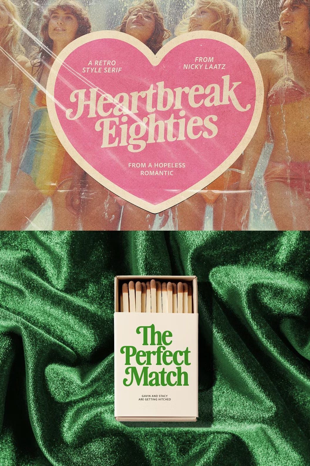 Heartbreak Eighties Retro Serif — Siteoutsite