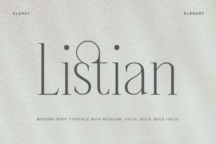 Listian Font — Dafont Free