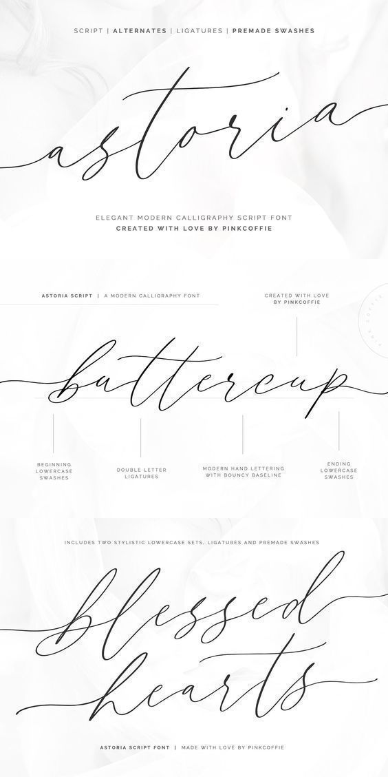 Astoria Wedding Font: Elegant Handwritten Script for Brides