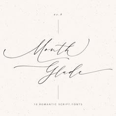 Ten Romantic, Believable Calligraphy Fonts, Sarah Shuttle Creative.