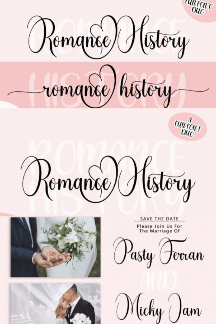 Romance History Font