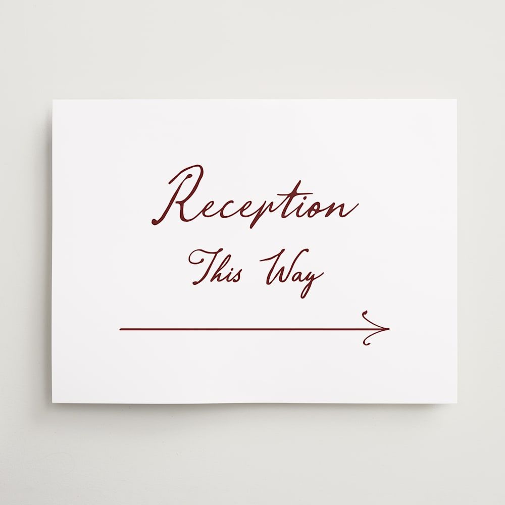 Handwritten Direction Signs