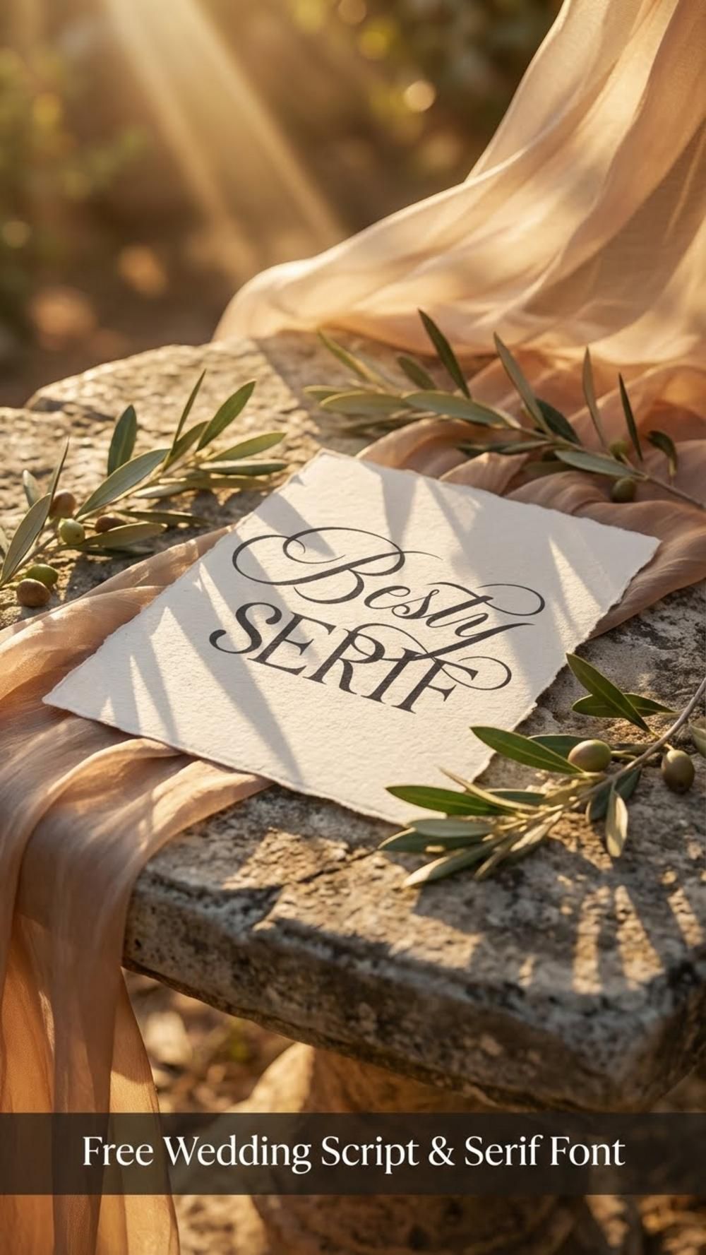 Besty Serif Font Duo. Perfect Typography for Your Wedding.