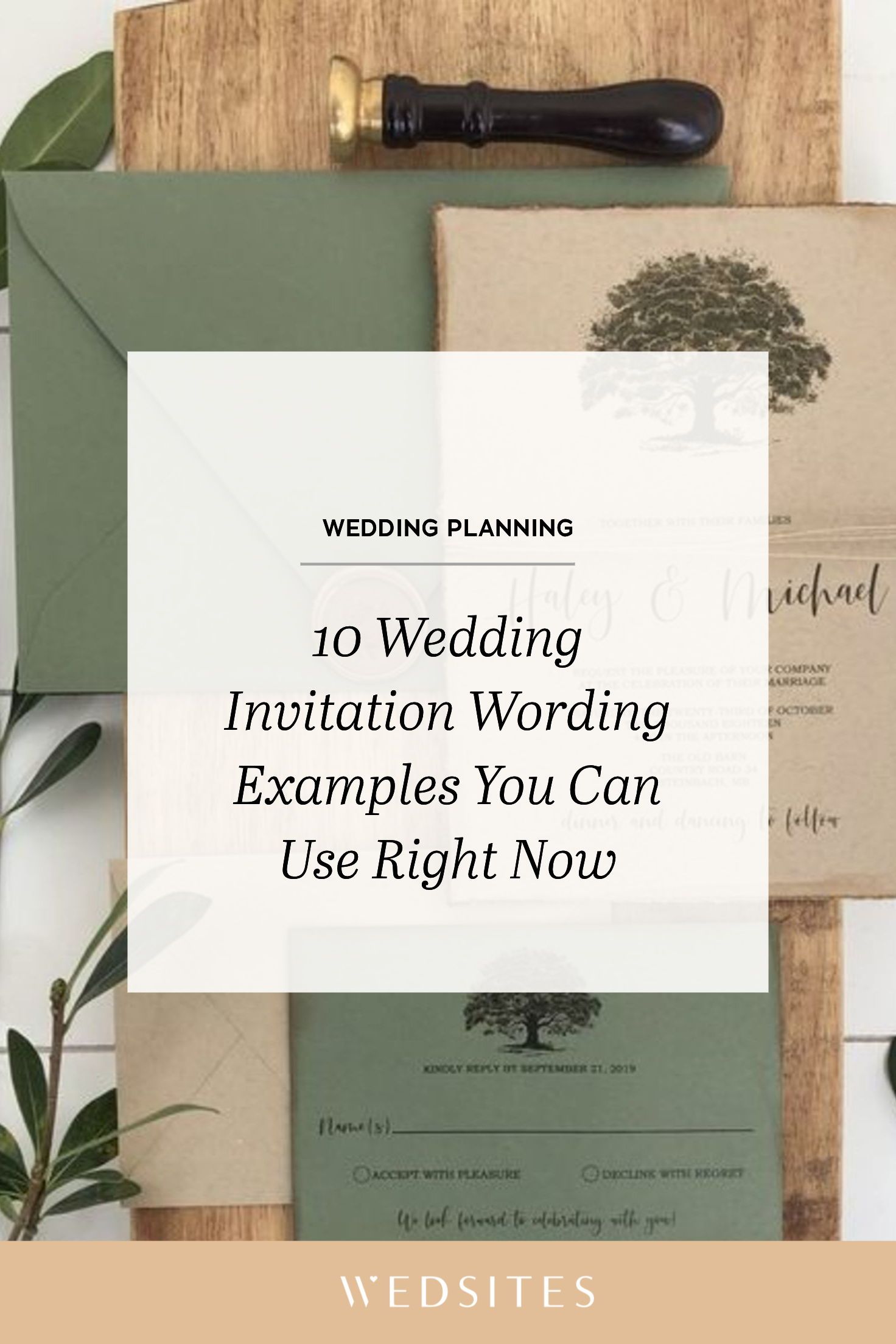 10 Wedding Invitation Wording Examples You Can Use Right Now
