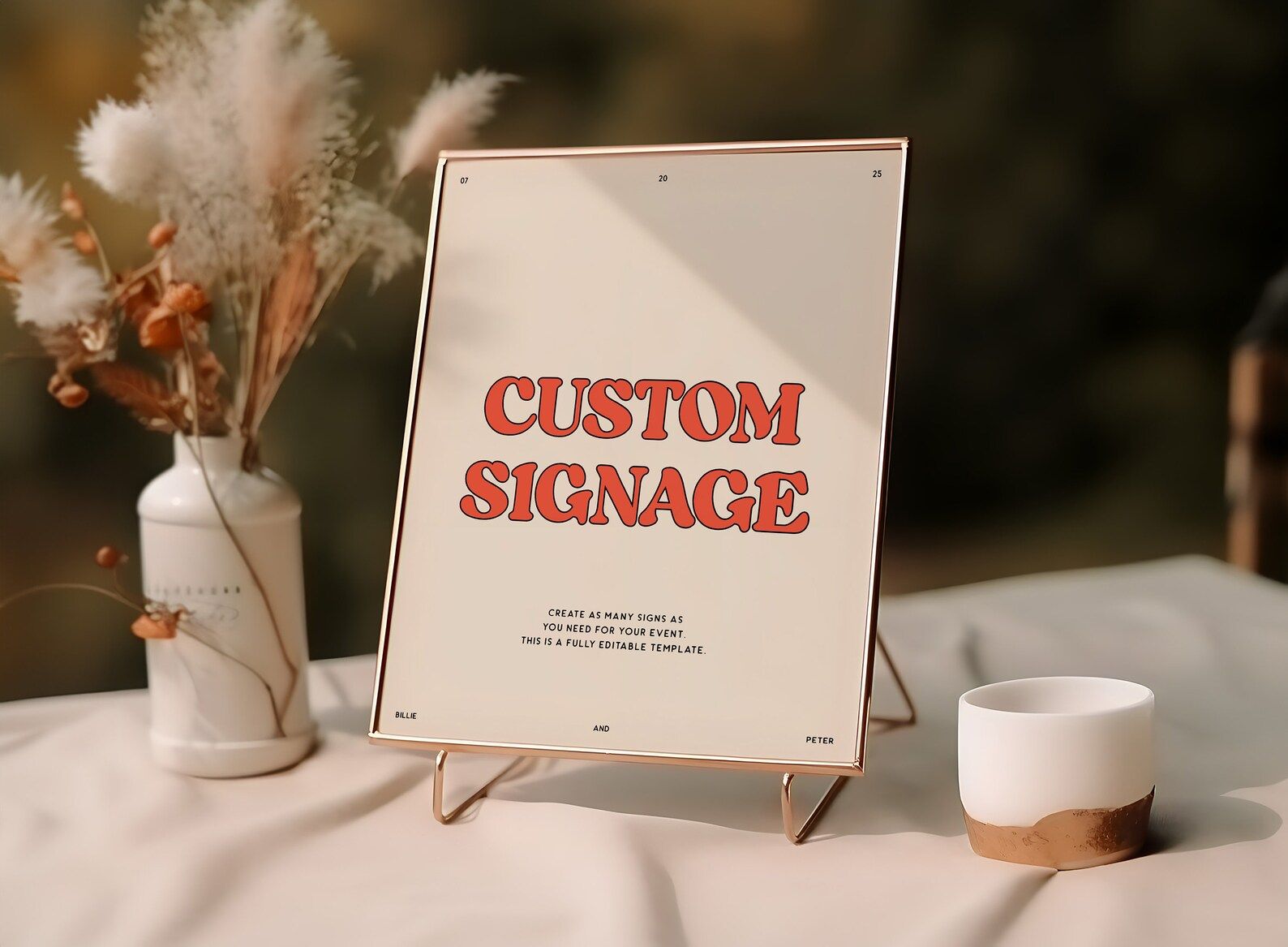 Retro Wedding Cards & Gifts Sign Template, Wedding Signage, Modern Wedding Sign Editable, Fun Wedding Decor, Unique, Instant Download W09 — Etsy