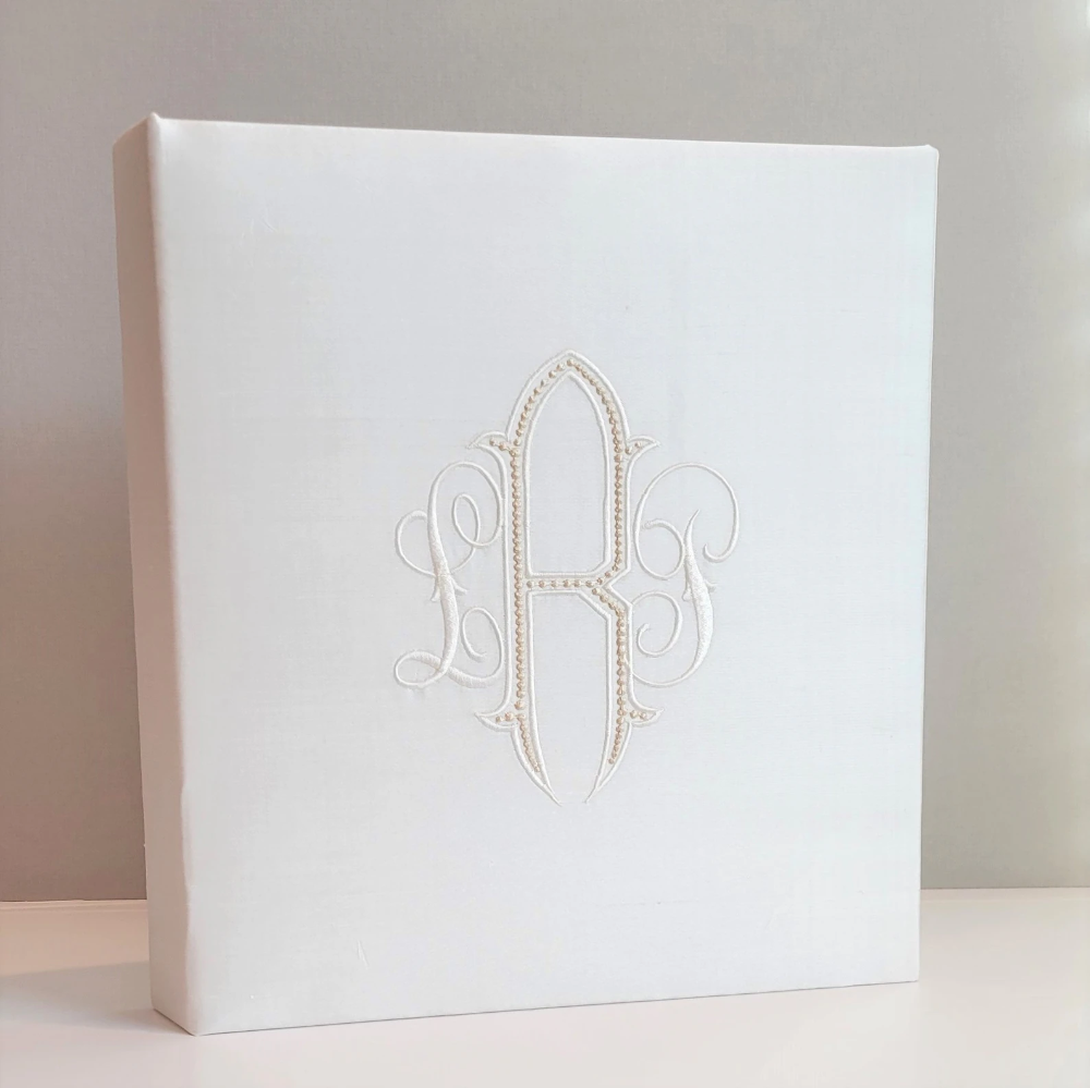 Monogrammed Wedding Memory Guest Book — Etsy
