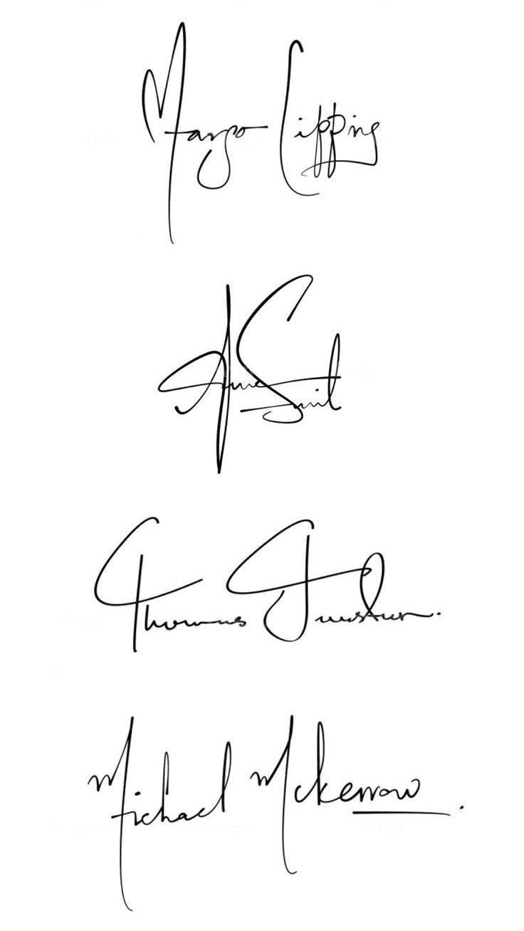 Custom Handwritten Signature Logo Design