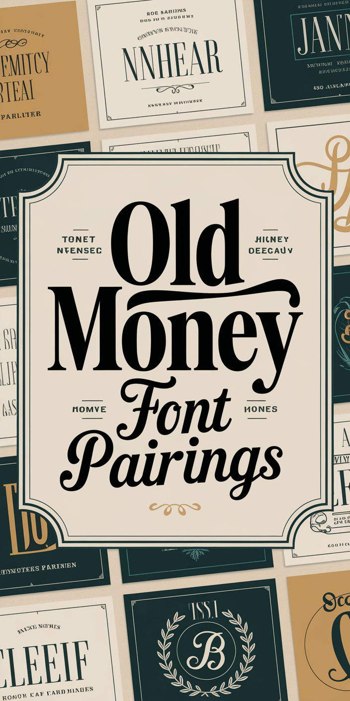 Old Money Font Pairings for Canva (Elegant & Timeless)