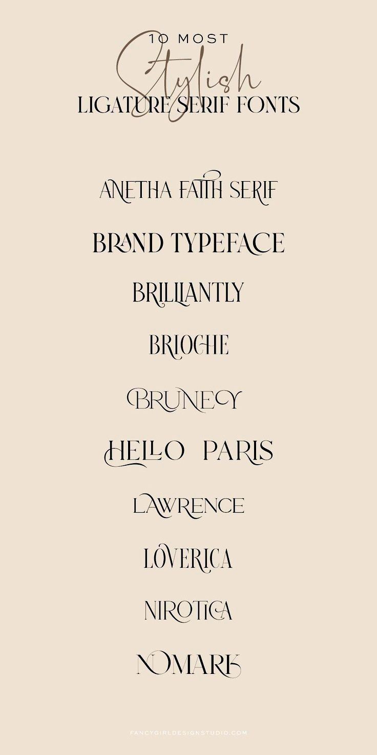 Luxury Graphic Design FONTS