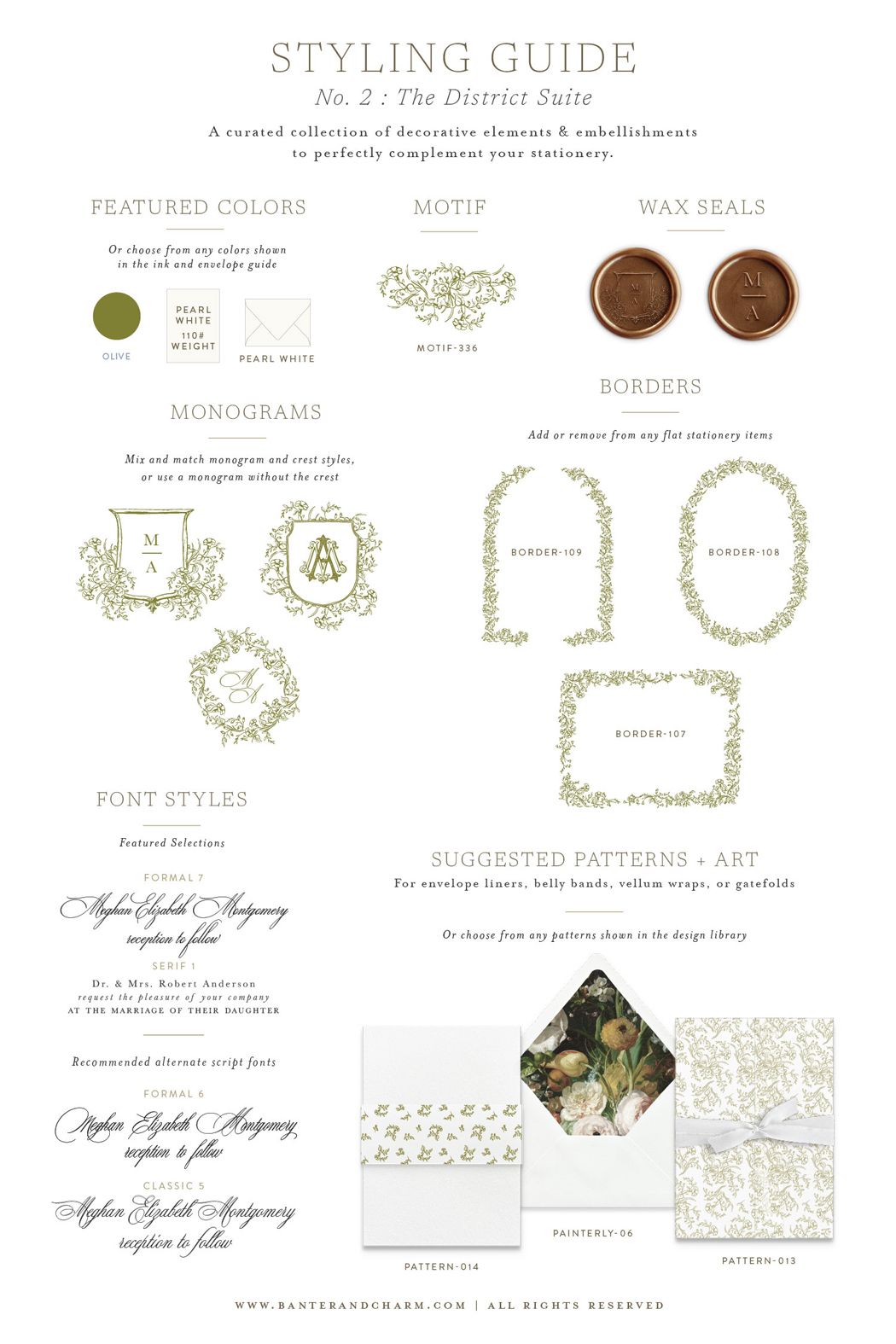 The secret to a cohesive wedding stationery suite