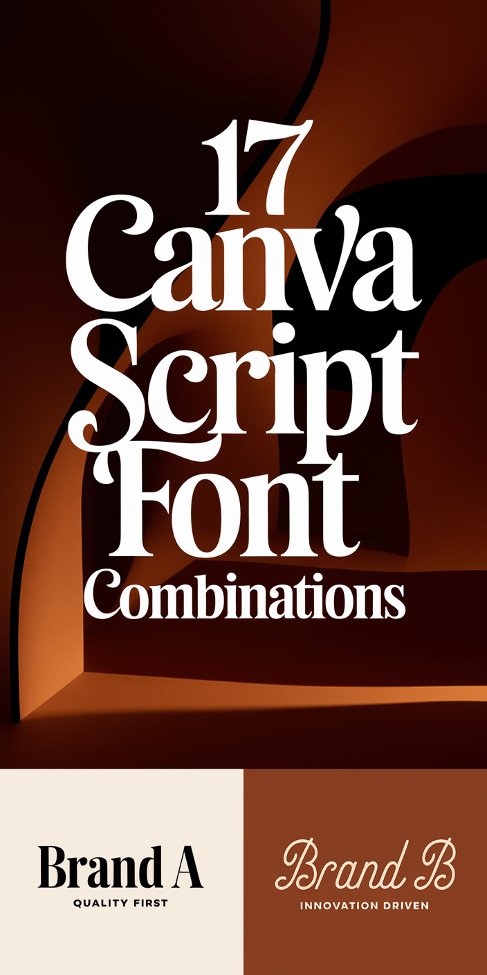 17 Canva Script Font Combinations That Look Classy, Not Cheesy