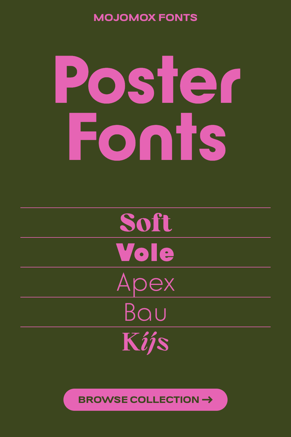 Poster Fonts