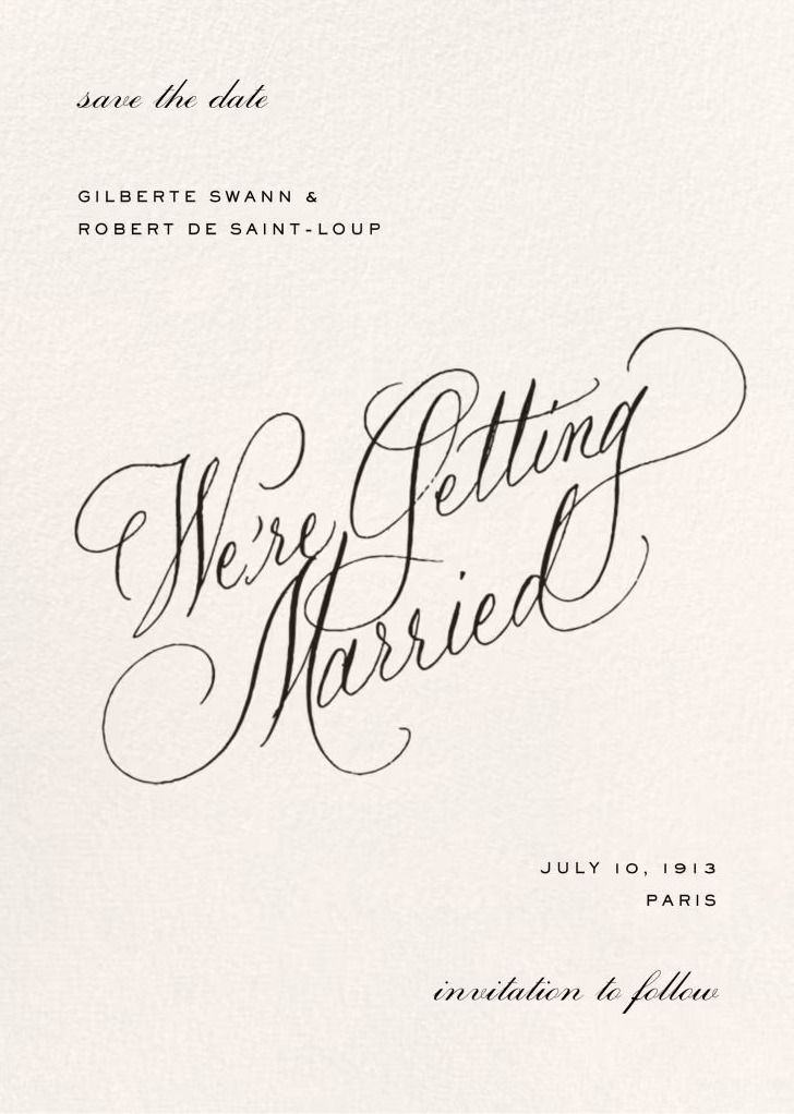 Love in Lettering | Send online instantly | RSVP tracking