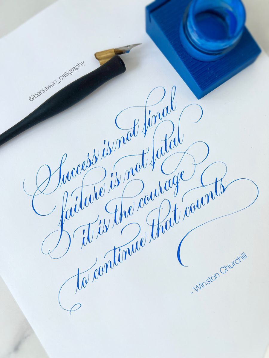 Elegant Calligraphy Alphabet for Hand Lettering & Cursive Fonts