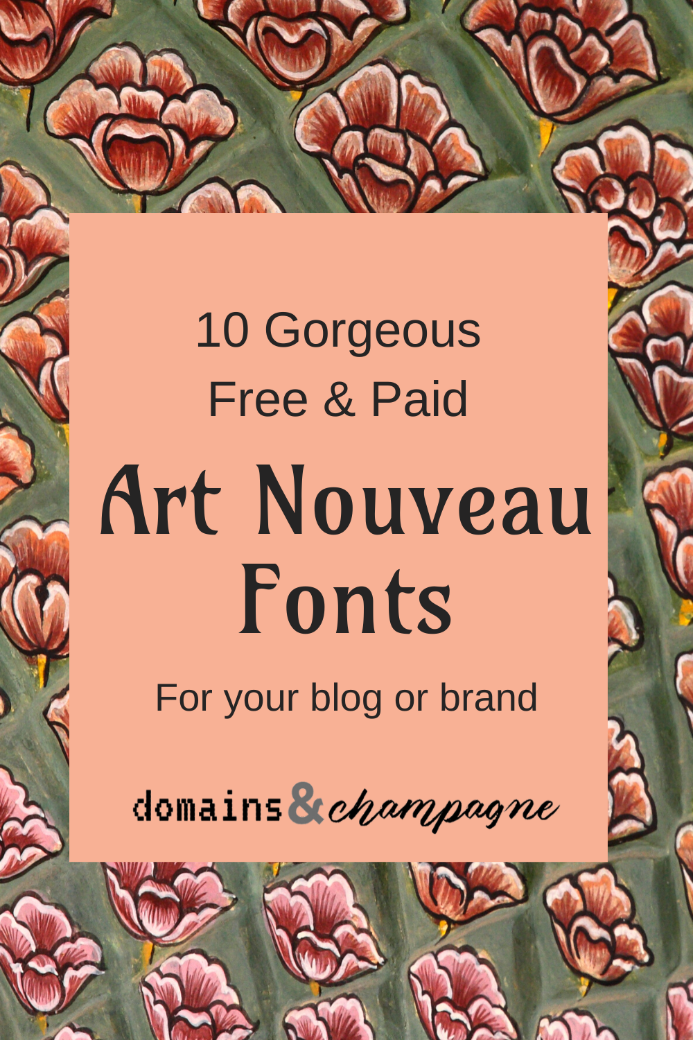 10 Free & Paid Art Nouveau Fonts for Elegant Branding