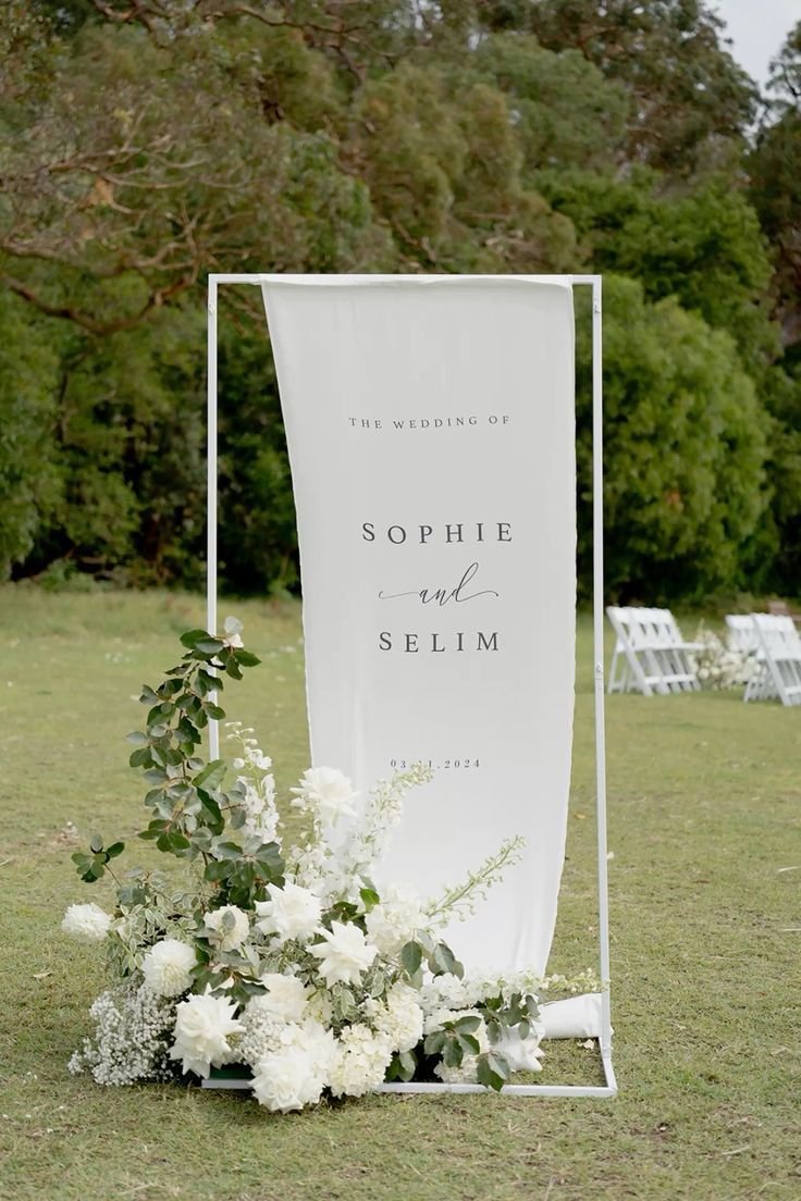 Custom Memorial Wedding Sign,Reserved Wedding Memorial Chair Sign,Personalized Fabric Sign,