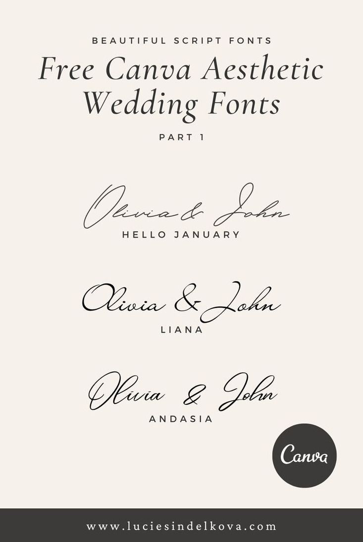 Best Wedding Font |