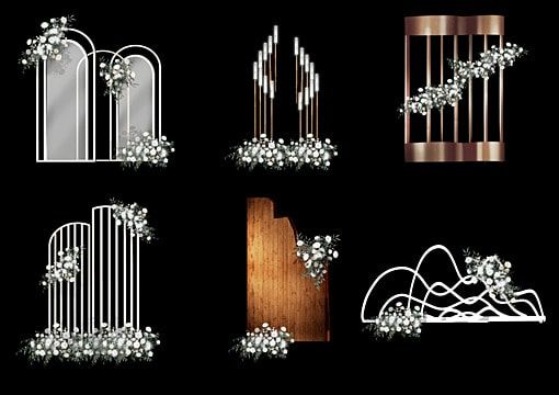 Romantic Wedding Props Design Template Download on Pngtree