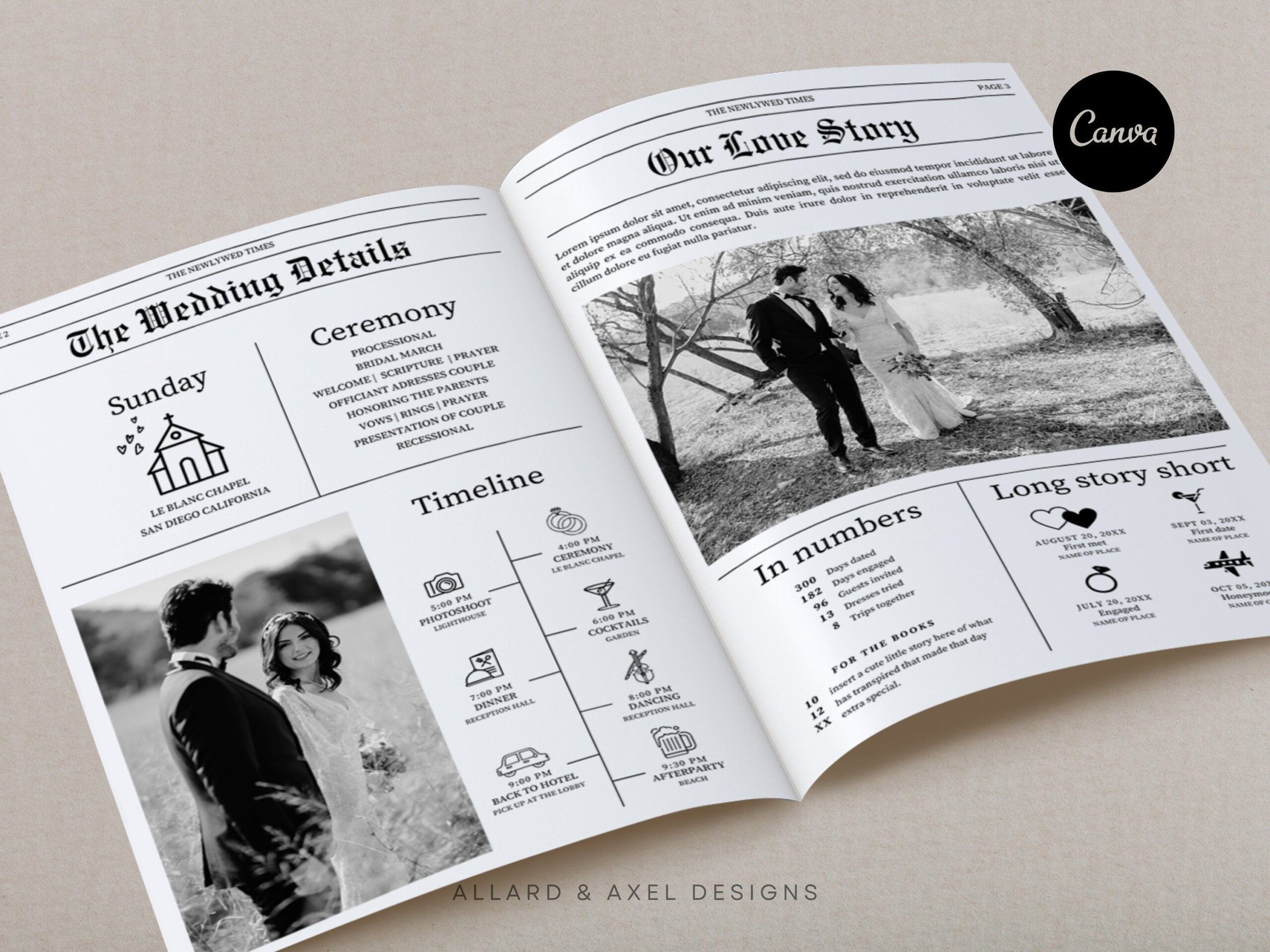 Creative Wedding Program Ideas for a Fun and Informative Celebration