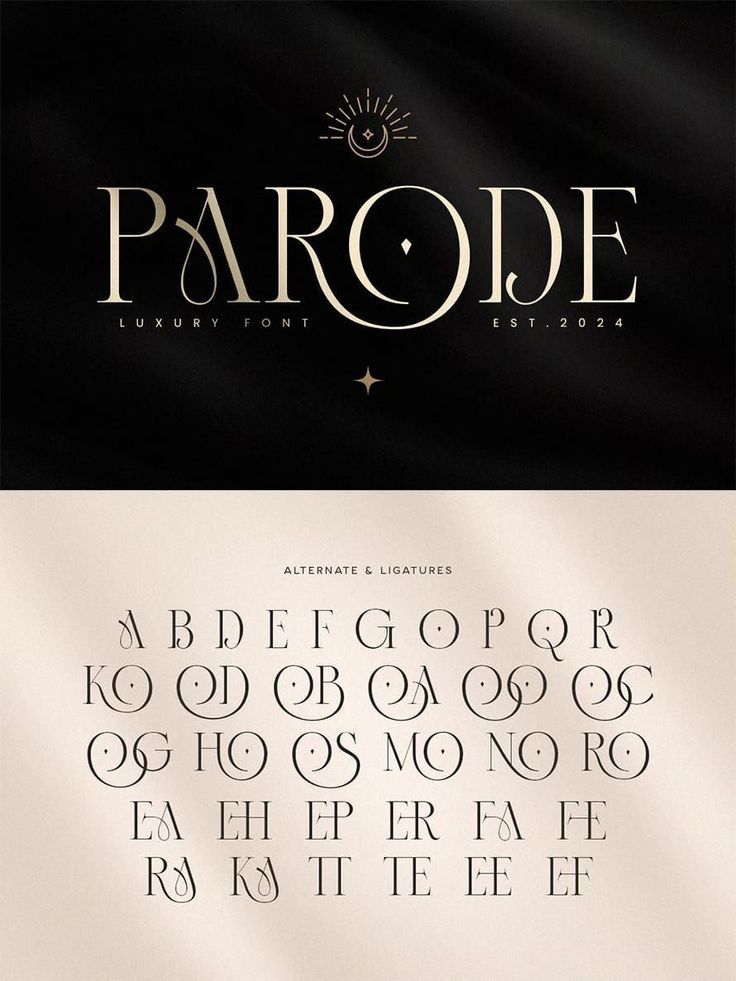 Ornate Copperplate Lettering Set