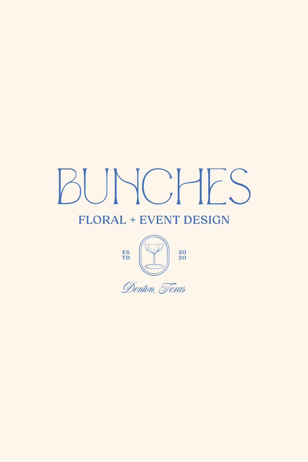 Custom Type, Hand Drawn Logo for Floral + Event Designer by Found & Forged Design