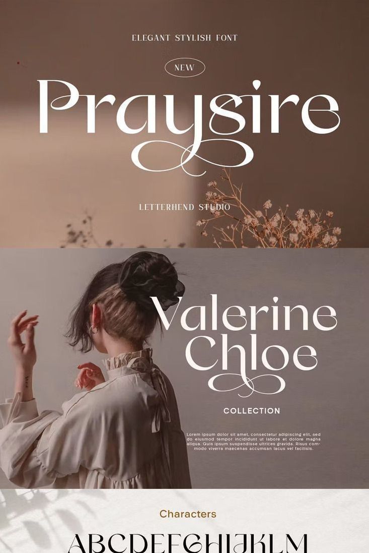 Praysire Sans-Serif Font in 2025 | Free cursive fonts, Cursive fonts handwritten, Elegant serif fon