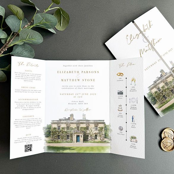 Gatefold Wedding Invitations | Bespoke Invites