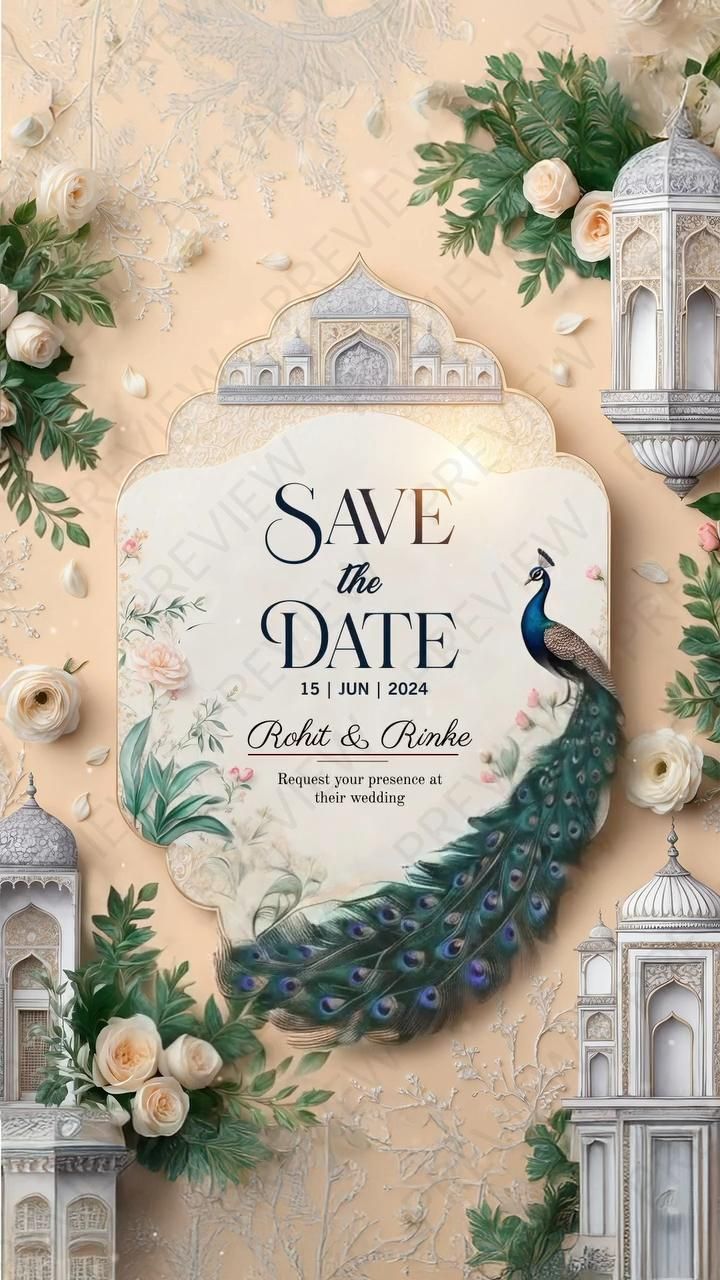 Premium Traditional Save The Date