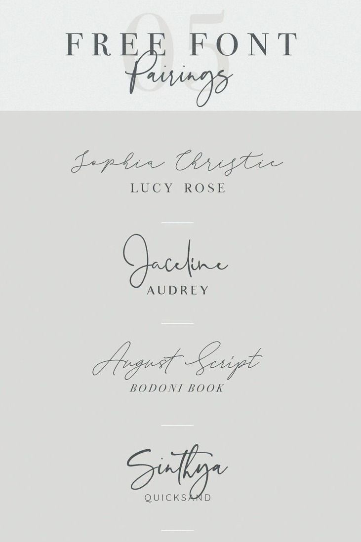 Harmonious Type Combinations