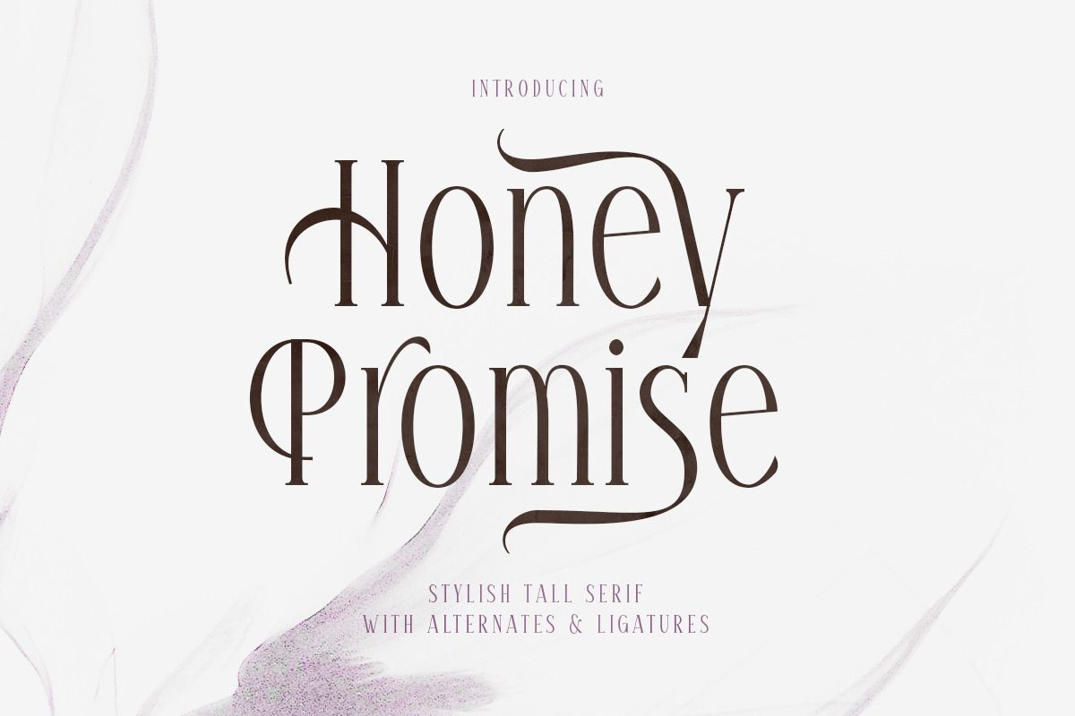 Honey Promise — Stylish Tall Serif by Bale Type | Creative Market