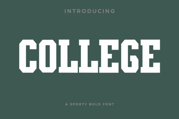 College Font by Pixova Creative · Creative Fabrica