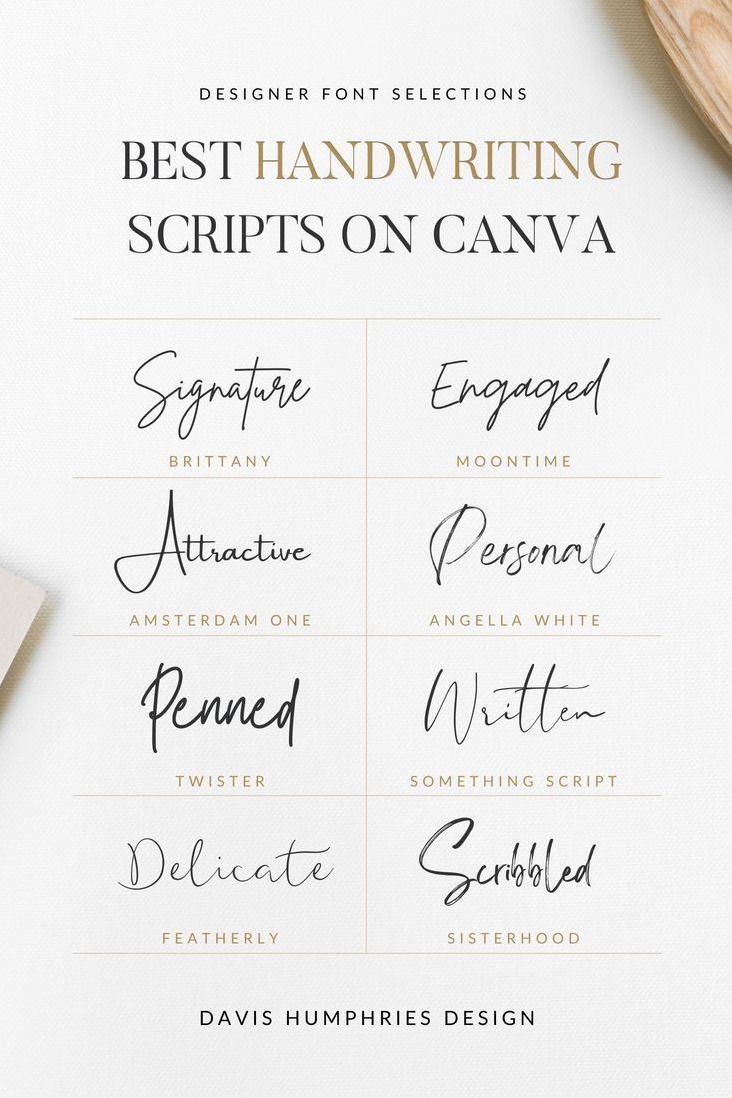 The 8 Best Handwriting Script Fonts on Canva | Best cursive fonts, Free cursive fonts, Cursive hand