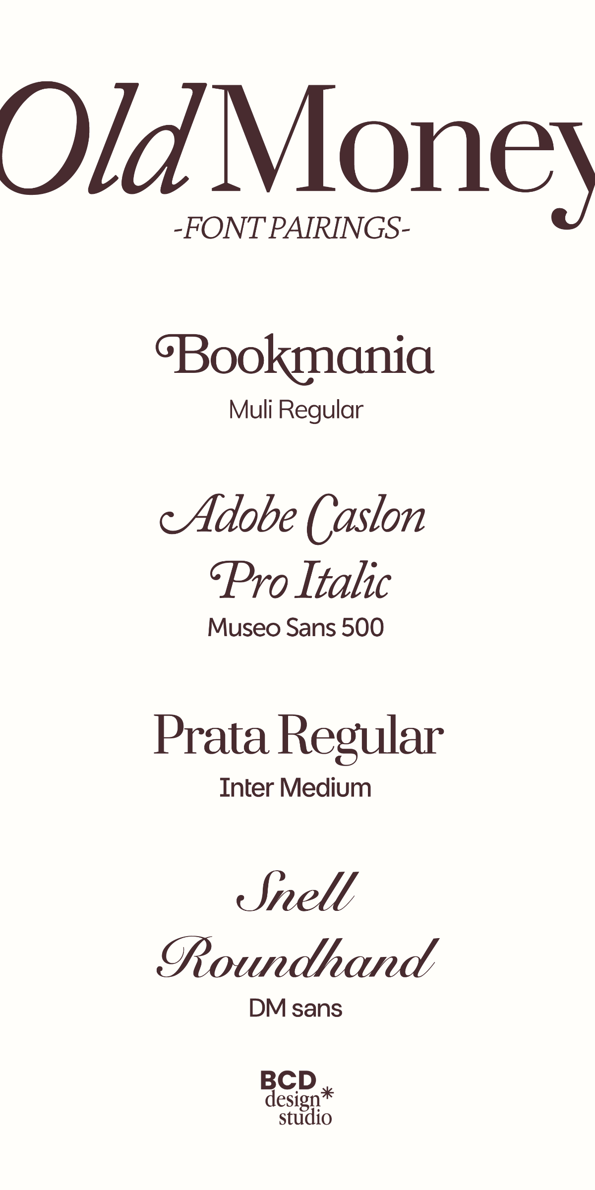 Old Money Style: Serif & Sans Serif Fonts That Work Together